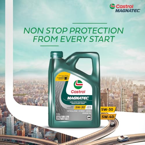 Castrol MAGNATEC 3416662 Stop-Start 5W-30 Full Synthetic Engine Oil for Petrol, Diesel and CNG Cars (3.5L) - Image 5