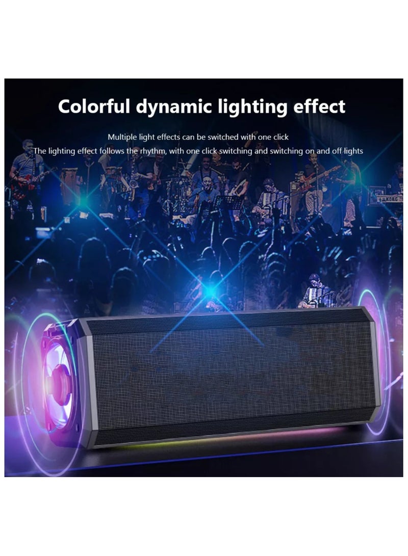 جهاز كاريوكي محمول يعمل بالبلوتوث للكبار والأطفال مزود بميكروفونين لاسلكيين وأضواء للحفلات ودعم البلوتوث - مثالي لحفلات الزفاف والحفلات والمناسبات الداخلية والخارجية - Image 4