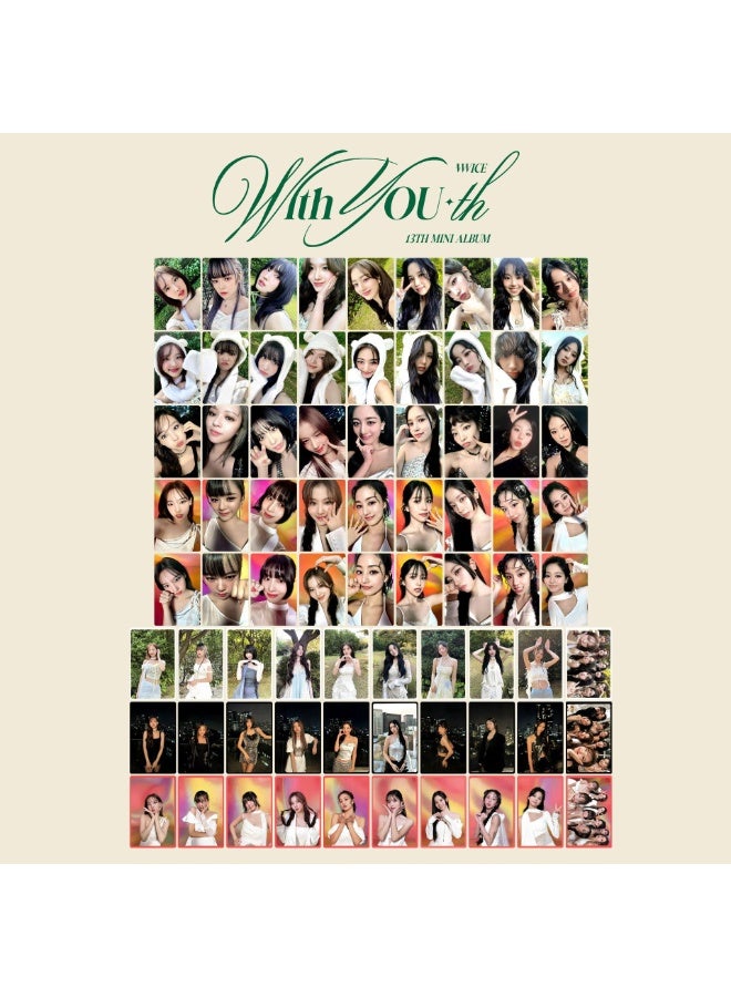 NIBEMINENT 9 Pcs Kpop TWICE With YOU-th Lomo Cards Card For Fans Collection Gifts - Image 3