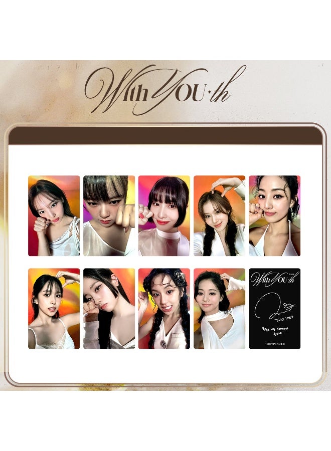 NIBEMINENT 9 Pcs Kpop TWICE With YOU-th Lomo Cards Card For Fans Collection Gifts - Image 1