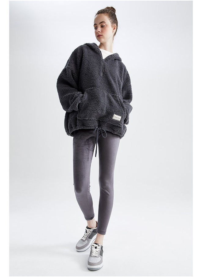 DeFacto - Woman Anthracite Leggings - Image 1