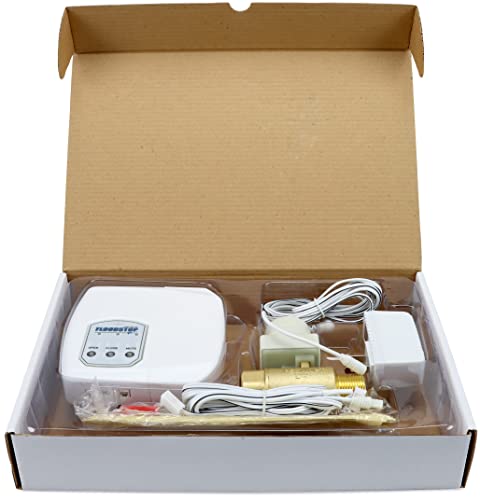 FloodStop Water Heater Leak Detector Kit with Automatic Water Shut-Off and Visual/Audible Alarms, 3/4" NPT MIP x FIP - Image 2
