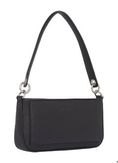 Calvin Klein Jeans Women's Sculpted Shoulder Bag - Faux Leather, Black  - Image 4
