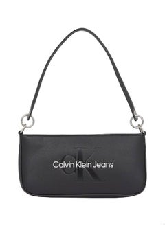 Calvin Klein Jeans Women's Sculpted Shoulder Bag - Faux Leather, Black  - Image 1