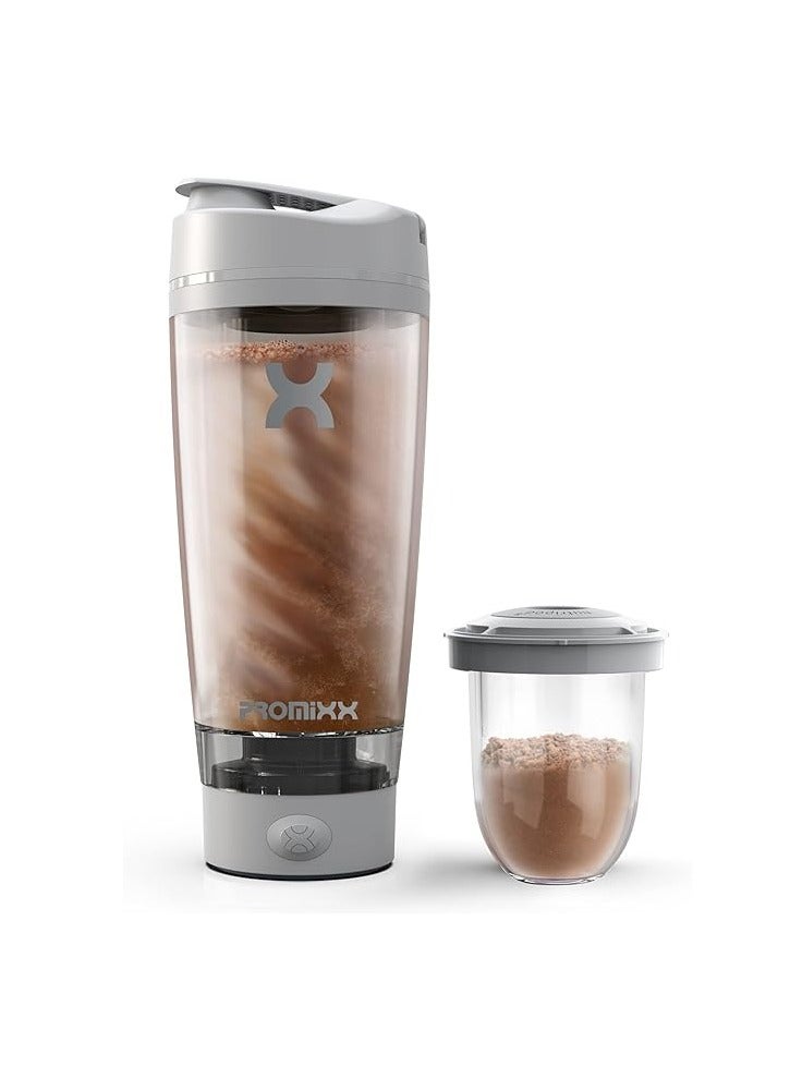 بروميكس زجاجة برو شيكر | قابلة لاعادة الشحن من بروميكس تصميم وقي لخفق خليط البروتين الناعم | تتضمن تخزين المكملات الغذائية - خالية البيسفينول ا | كوب 591 مل، بلاستيك - Image 1