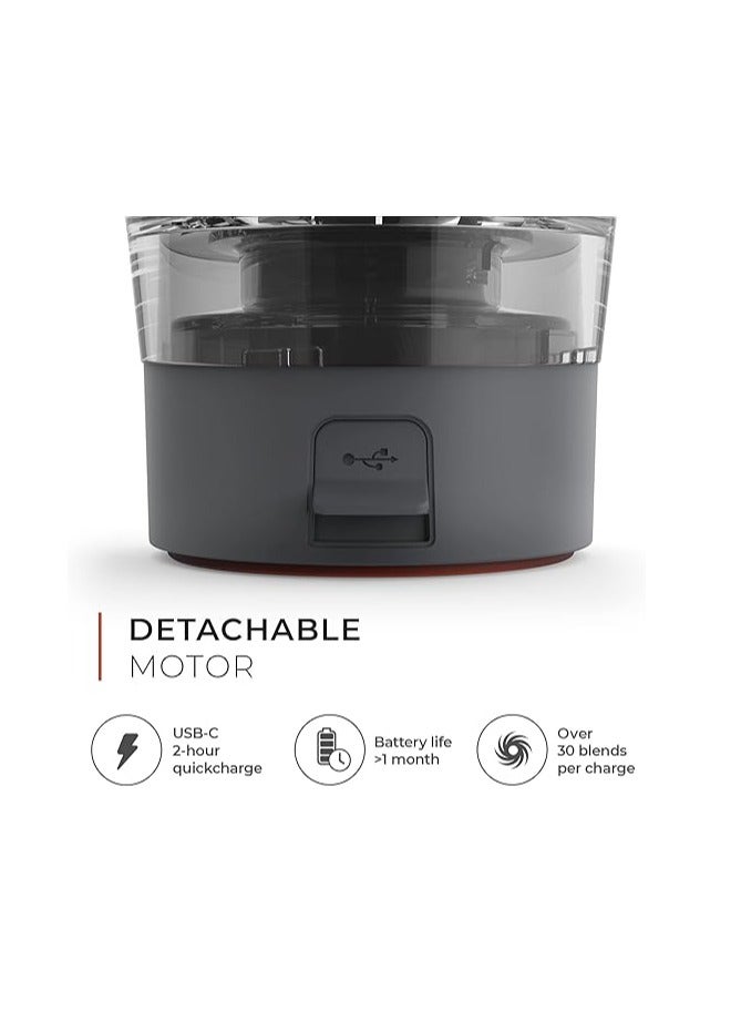 بروميكس زجاجة برو شيكر | قابلة لاعادة الشحن من بروميكس تصميم وقي لخفق خليط البروتين الناعم | تتضمن تخزين المكملات الغذائية - خالية البيسفينول ا | كوب 591 مل، بلاستيك - Image 5