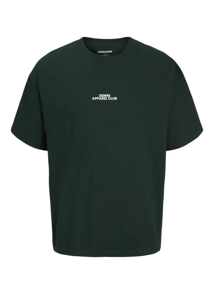 Casual Loose Fit Crew Neck T-Shirt