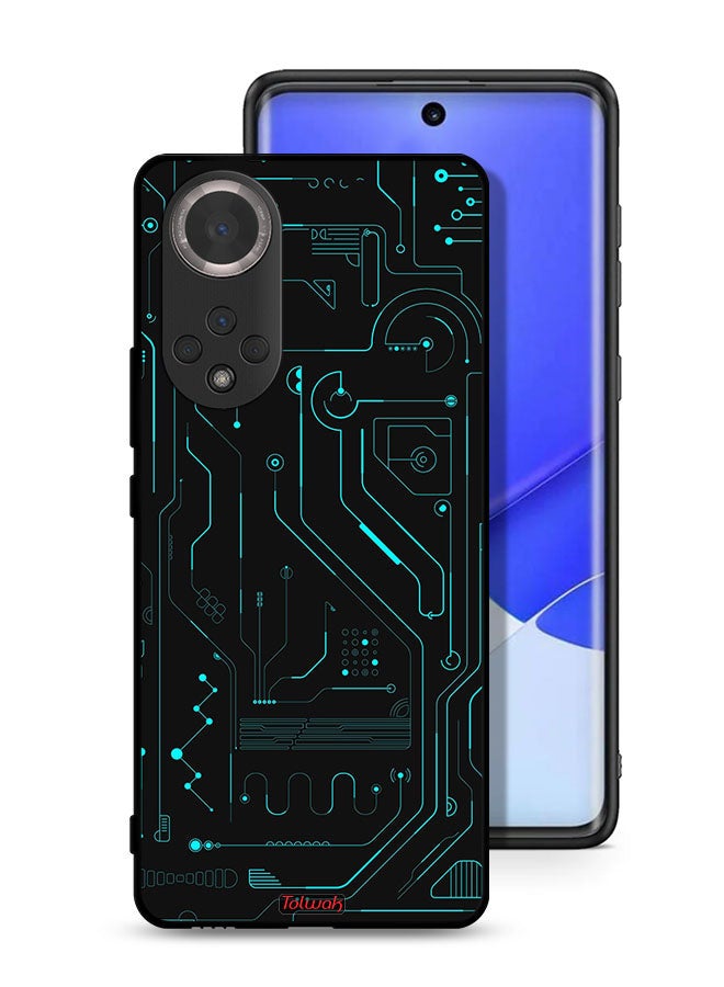 Tolwak Honor 50 Protective Case Cover Digital Art Circuits Minimalism Multiple Display - Image 1