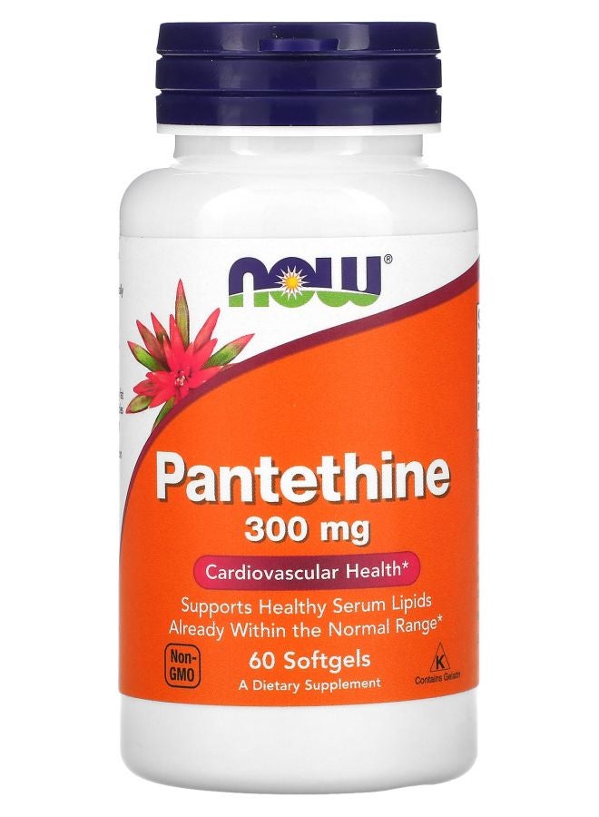 now Pantethine 300 mg 60 Softgels