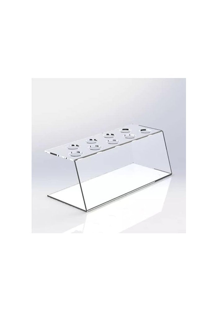 ARS  Elegant Clear Acrylic Display Stand for Events Clear Food-Grade Acrylic Ice Cream Cone Holder with Handles - Durable & Elegant Display Stand for Ice Cream Cones, Desserts, and Treats - Image 4