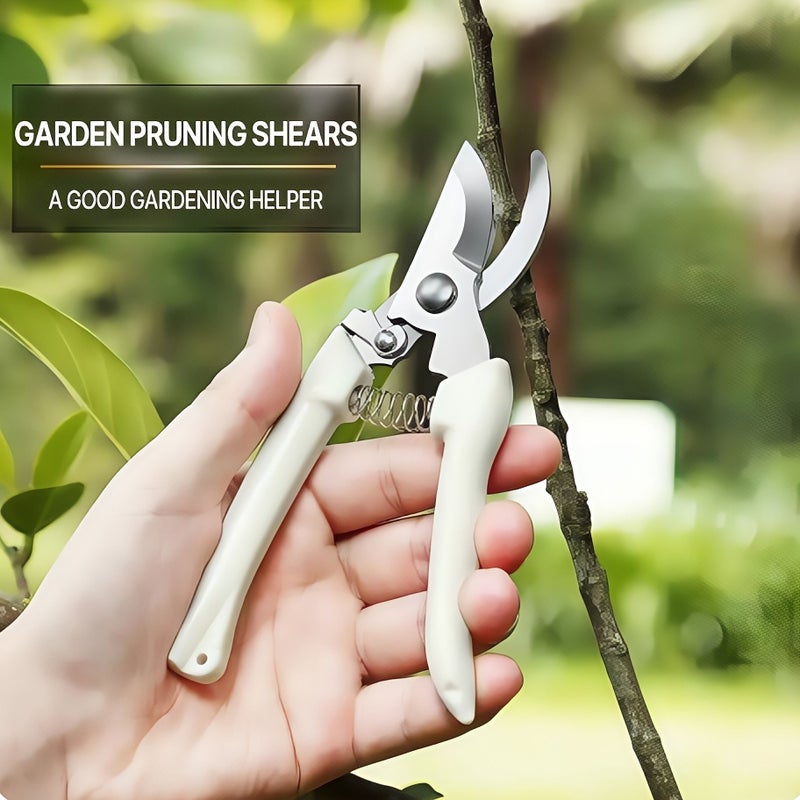 Stainless Steel Garden Pruning Scissors 3 Pack Professional Hand Shears - Image 2