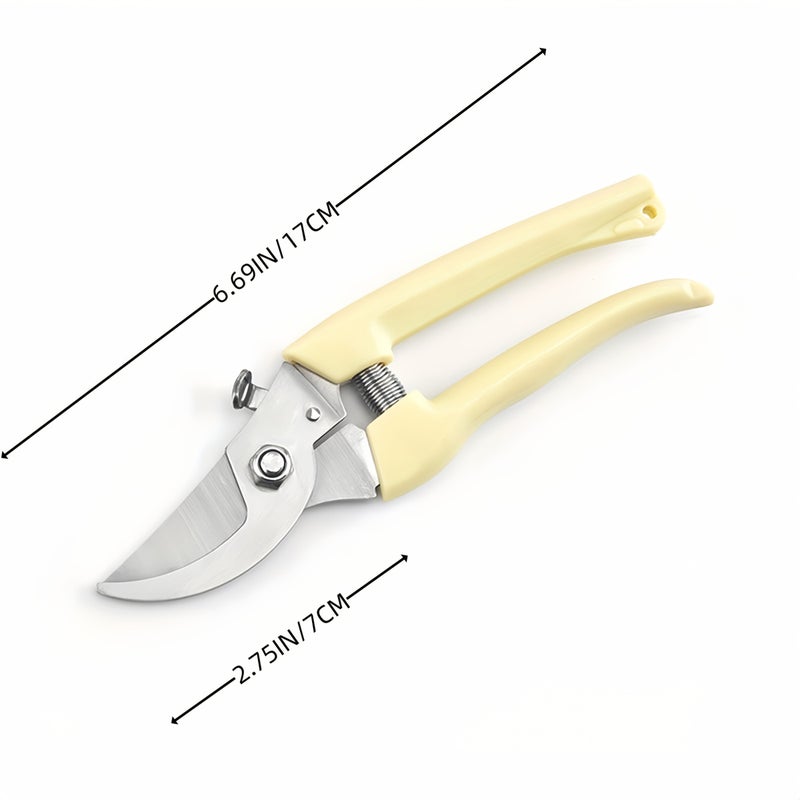 Stainless Steel Garden Pruning Scissors 3 Pack Professional Hand Shears - Image 4