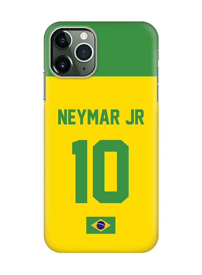 Stylizedd Slim Cover for Apple iPhone 11 Pro Case Snap Classic Series Mobile Cover Hard PC Shield Matte Finish Print -Brazil-Player-Neymar Jr - Image 1