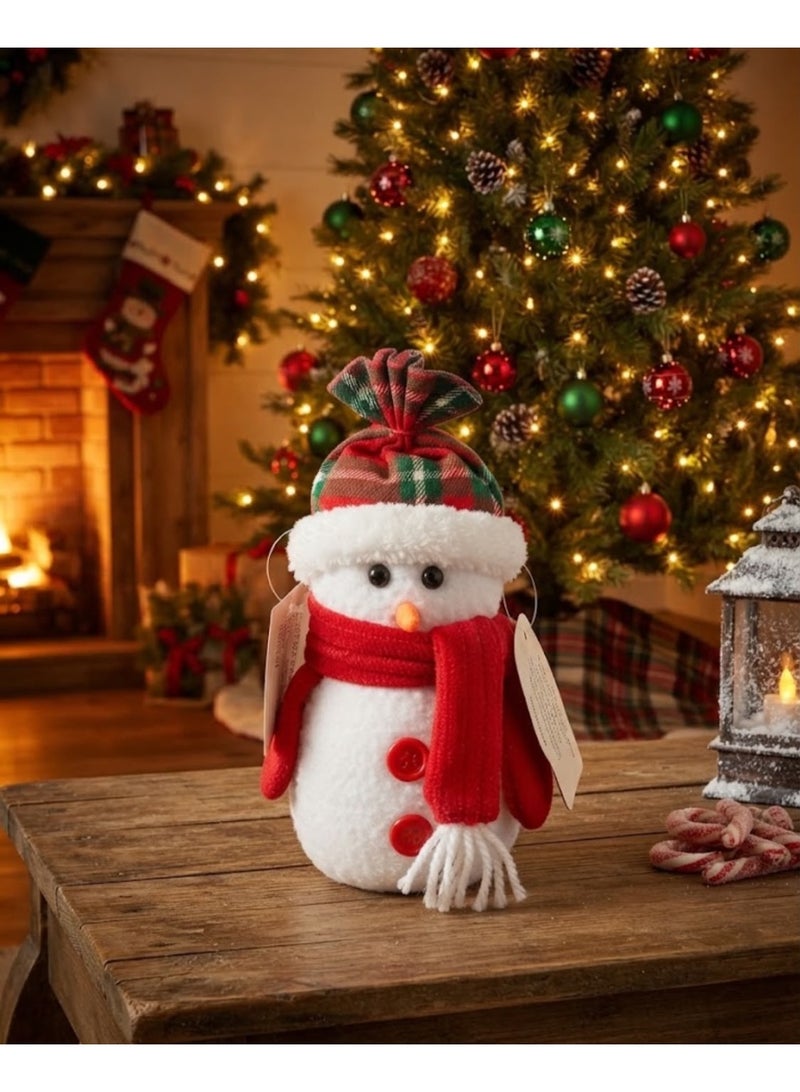 Christmas decorative figure with a charming winter design for home holiday decor (1 piece)