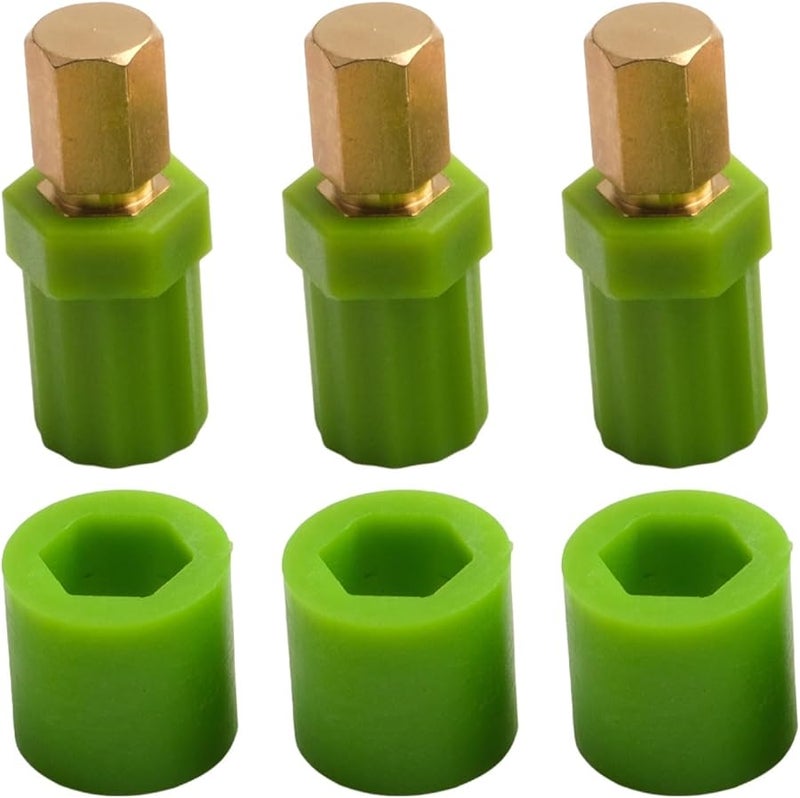 Brass Replacement Shear Shaft Coupler for KP Series Pasta Roller Attachment Repair Kit - Image 1