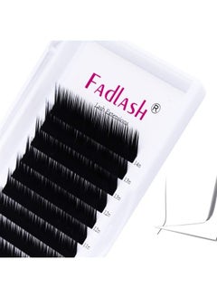 FADLASH Eyelash Extensions L Curl 0.10 Mix Tray 8-14mm Classic Lash Extensions Individual Lashes Silk Eyelash Extension Supplies (0.10-L, 8-14mm Mixed)  - Image 1