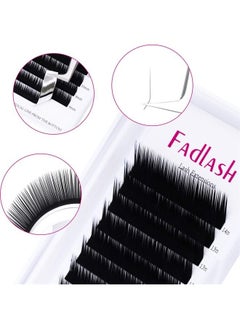 FADLASH Eyelash Extensions L Curl 0.10 Mix Tray 8-14mm Classic Lash Extensions Individual Lashes Silk Eyelash Extension Supplies (0.10-L, 8-14mm Mixed)  - Image 3