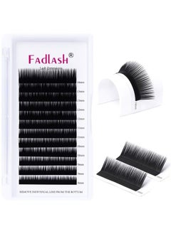 FADLASH Eyelash Extensions L Curl 0.10 Mix Tray 8-14mm Classic Lash Extensions Individual Lashes Silk Eyelash Extension Supplies (0.10-L, 8-14mm Mixed)  - Image 2