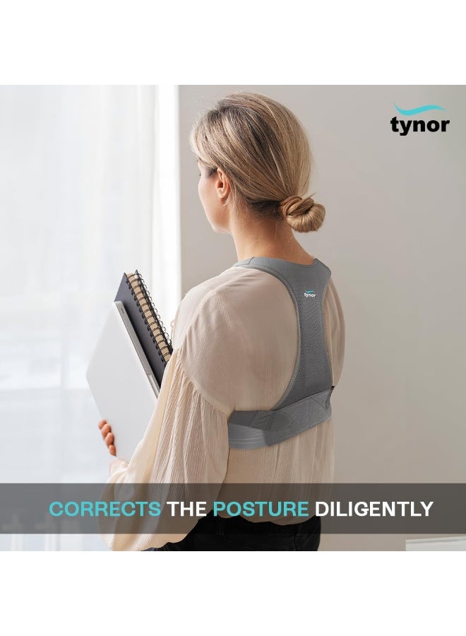 Tynor Posture Corrector, Grey, Medium, 1 Unit - Image 4