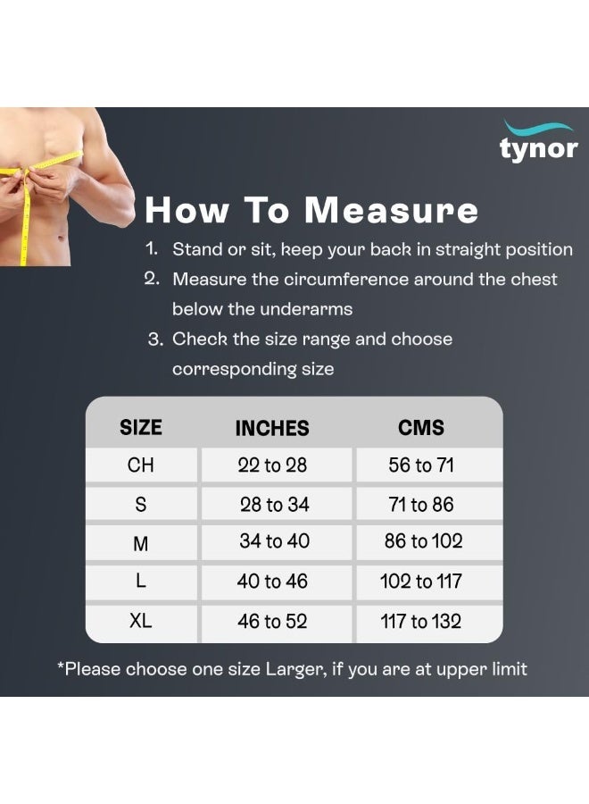 Tynor Posture Corrector, Grey, Medium, 1 Unit - Image 3