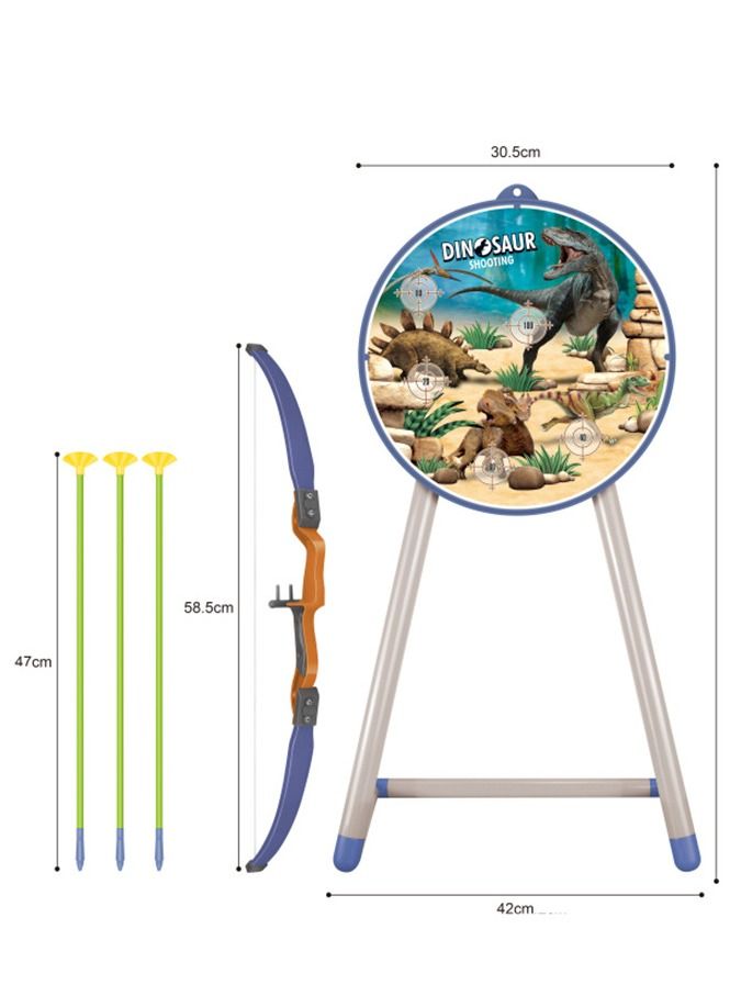 ترامبولينيبرو مجموعة ألعاب سهم القوس الرماية للأطفال مع سهام كأس الشفط - Image 2