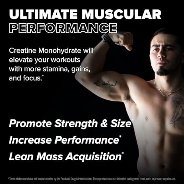 FINAFLEX Pure CREATINE, Unflavored - 10.6 oz - Promotes Muscular Strength, Size & Performance - 100% Pure, Micronized Creatine Monohydrate - NSF Certified - 60 Servings - Image 4