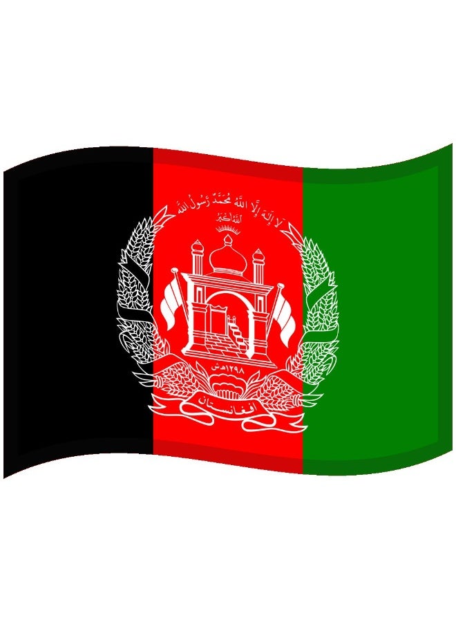 Vitacelli AFGHANISTAN  Flag National Day Durable Long Lasting For Outdoor And Indoor Use For Building Home And Car Decoration 150X90CM - Image 2