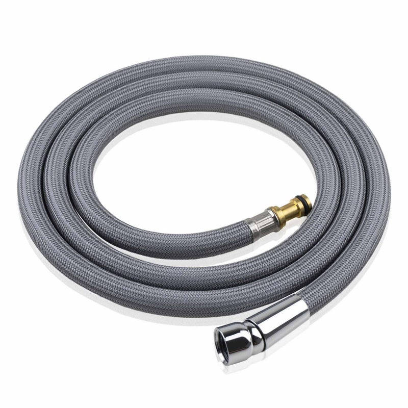 LIBERFLOW Kitchen Faucet Hose Replacement for Moen 159560 PullOut Kitchen Sink Hose Reflex Hose 59Inch Nylon and Brass with Chrome Finish - Image 2