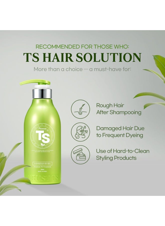 Premium Nature Premium TS Treatment (16.9 Fl Oz) | Therapy Treatment for Dry, Damaged hair and Scalp| Phytoncide Scent with Essential Oil & Biotin & Natural Ingredients | Sulfate Free | Men & Women (All Hair Types) - Image 2