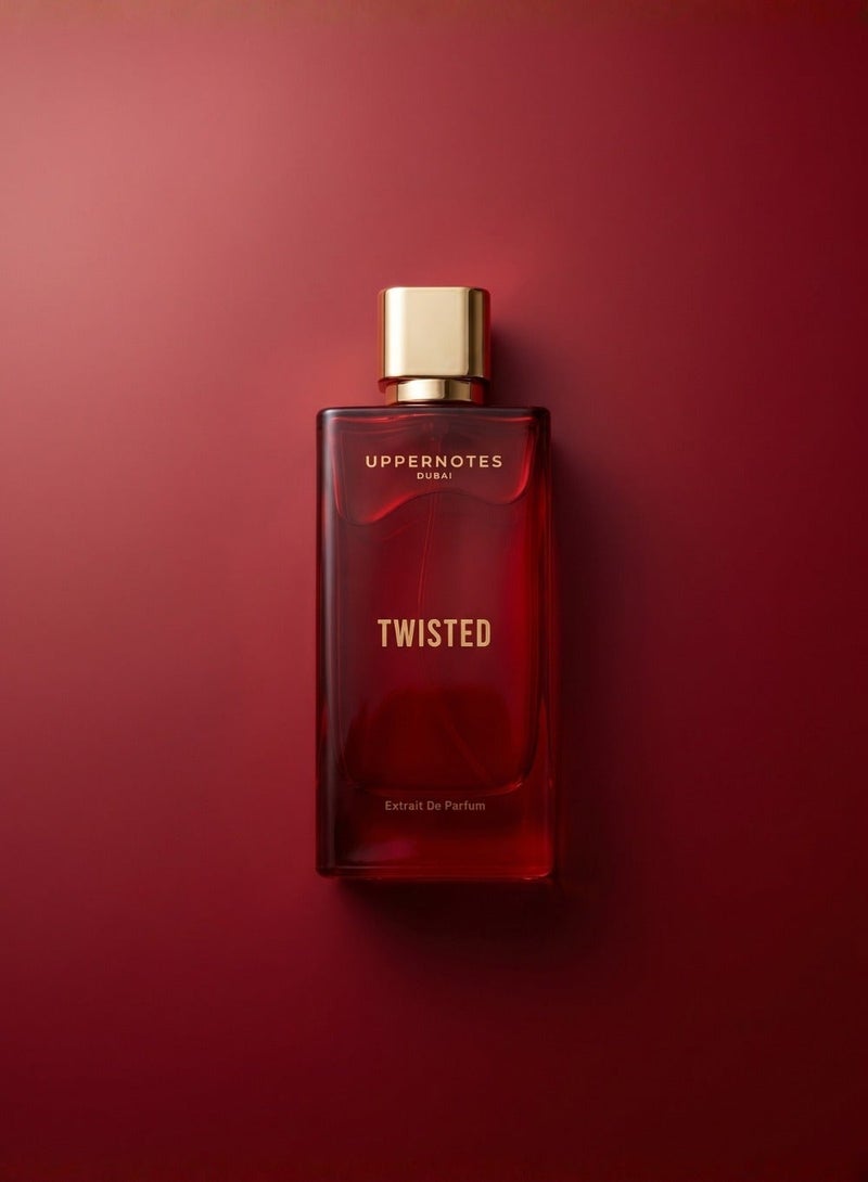 UpperNotes Twisted Extrait De Parfum Unisex 80ml | Raspberry Caramel Jasmine Patchouli Gourmand | Sweet Long Lasting Luxury Fragrance UAE - Image 5