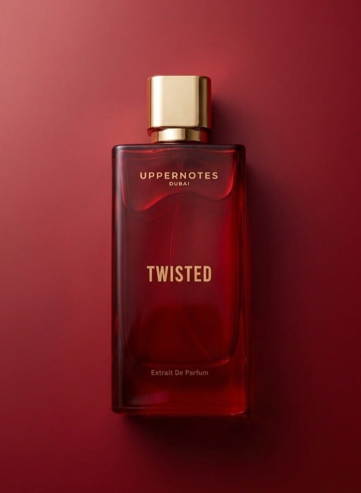 UpperNotes Twisted Extrait De Parfum Unisex 80ml | Raspberry Caramel Jasmine Patchouli Gourmand | Sweet Long Lasting Luxury Fragrance UAE - Image 1