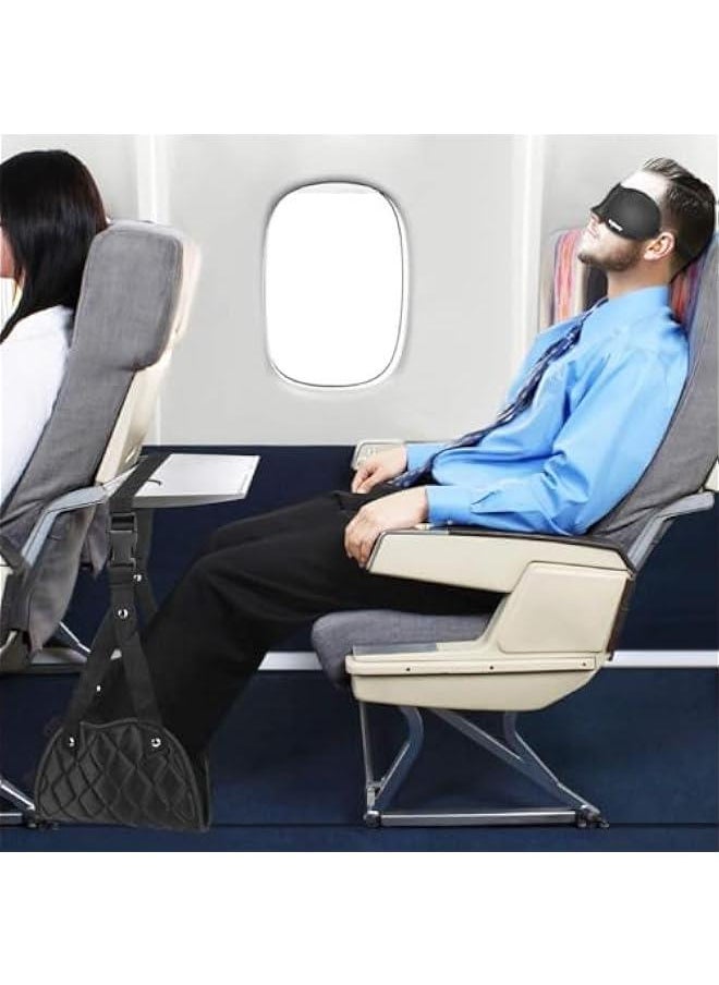 HOOKOR - Airplane Foot Rest, Perfect Airplane Travel Essentials, Portable Foot Hammock Airplane Plane Travel Accessorie, Long Flight Essentials, Relax your feet & Leg Airplane Foot Hammock - Image 1