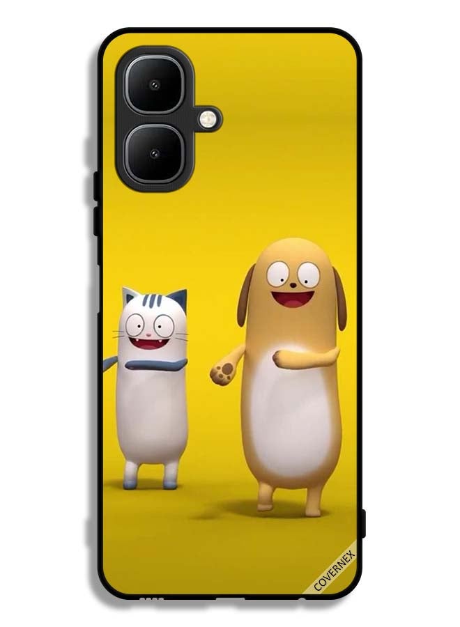 Covernex Infinix Smart 10 Protective Case Cover Cat Dog Story