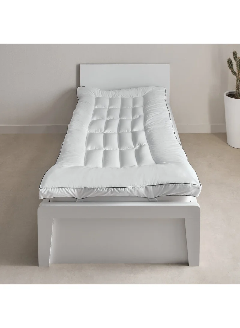 Home Box Opulent Luxe Satin Single Mattress Topper 200 x 8 x 90 cm