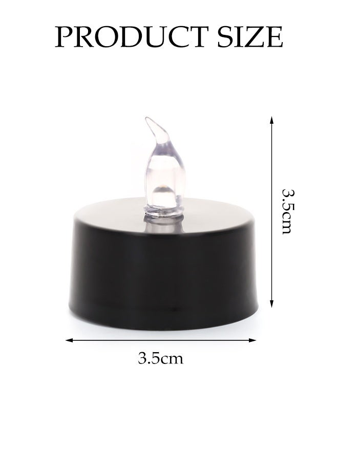 DUNISO 24 Packs LED Candles Flameless LED Tea Lights Candles Realistic Bright Battery Operated Simulated Candle Lights Multi-functional Moving Electric LED Fake Candle Light Set for Festival Celebration, Home Decor, Wedding, Table Decor， Party - Image 4