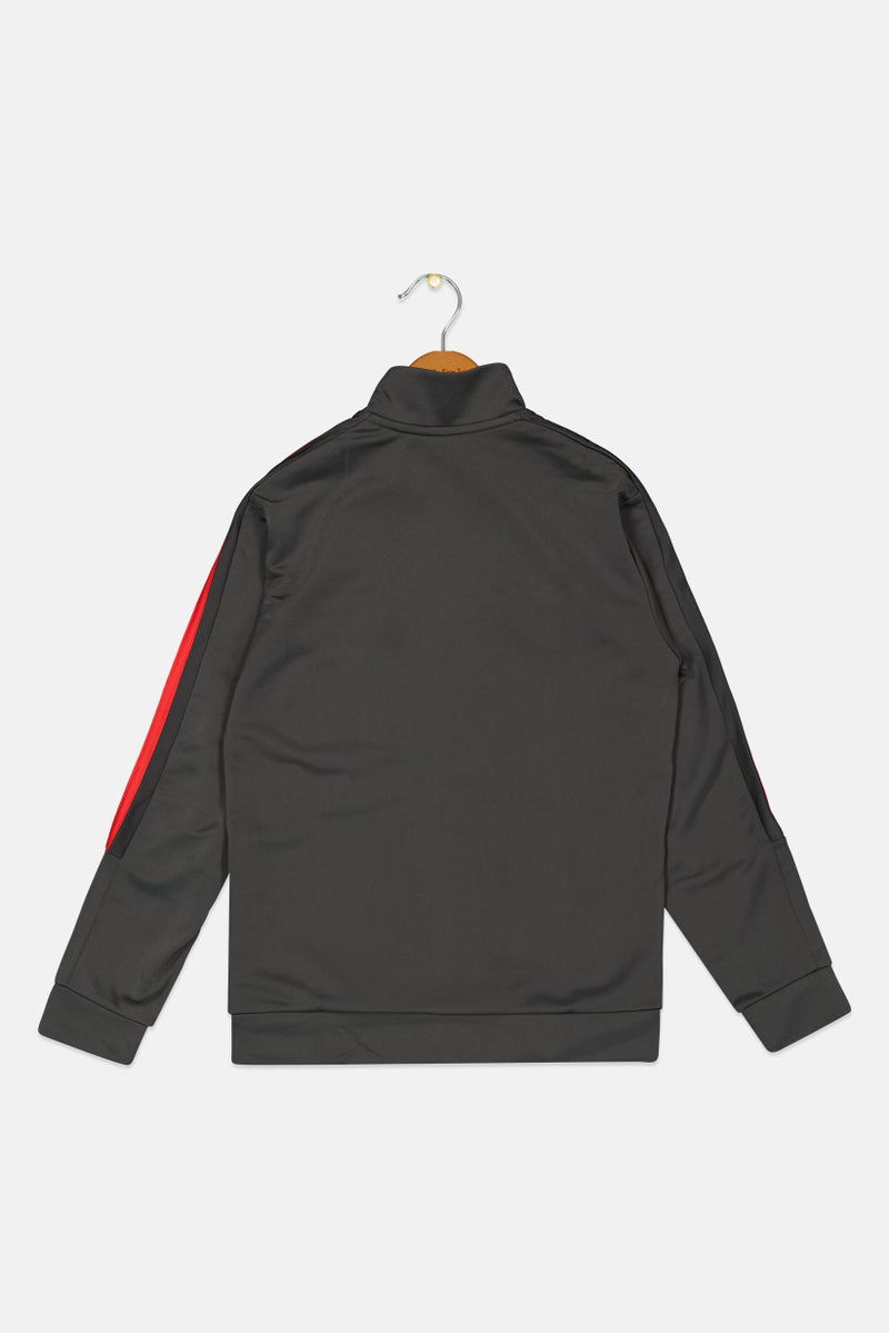 Adidas Adidas x Marvel Kids Boy Allover Print Long Sleeve Training Sweatshirt, Grey  - Image 2