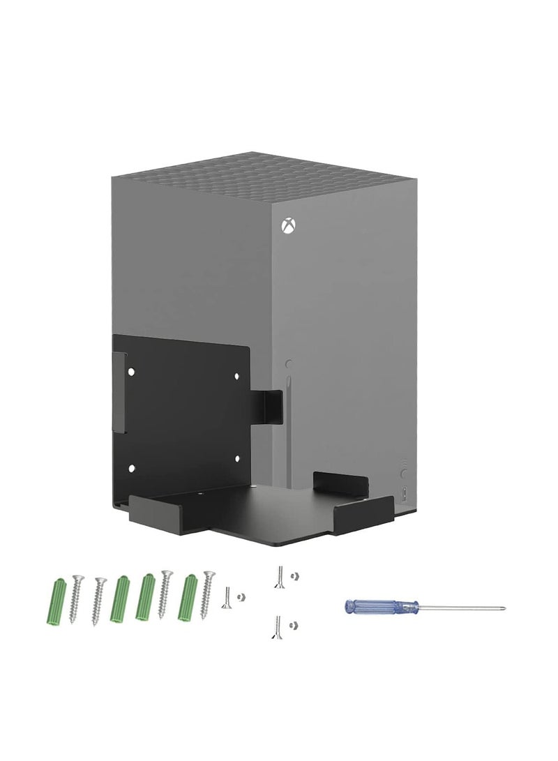 Wall Mount Holder for Xbox Series X - Anti-Slip Steel Storage Rack and Game Bracket Stand for Securely Displaying Your Gaming Console.  - Image 1