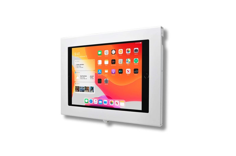 TABcare Locking Security Metal Case for Apple iPad 789 102 Tablet for Kiosk POS Store Show Display White iPad 789 102