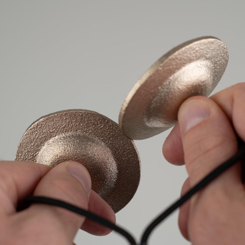 TreeWorks Chimes TRE-FC02 Made in USA Single Pair of Symphonic Quality Finger Cymbals (VIDEO) - Image 3
