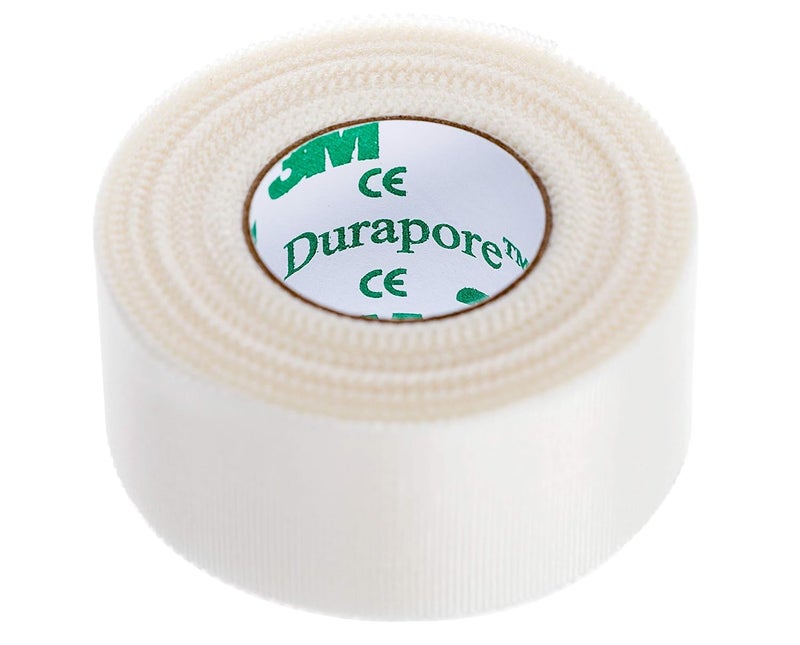3M Durapore Surgical Tape 12X10Yard Roll Silk Hypoallergenic  Pack of 12 Rolls  Model 15380 - Image 1