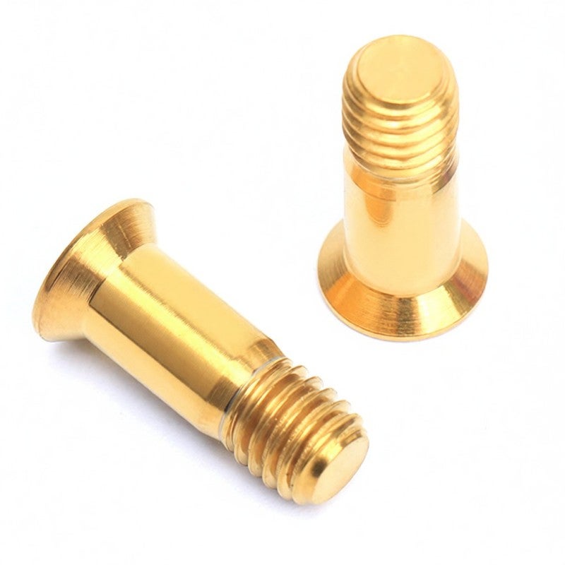 RISK M5×14.2mm Titanium Screw Full CNC Anode Cutting Never Rust Light Weight High Strength TC4 Titanium Bike Guide Roller Bolt - Gold for Bike Rear Derailleur Jockey Wheel - Image 4