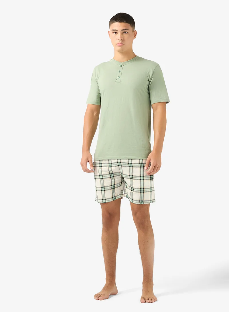 Nightwear T-Shirt & Shorts Set