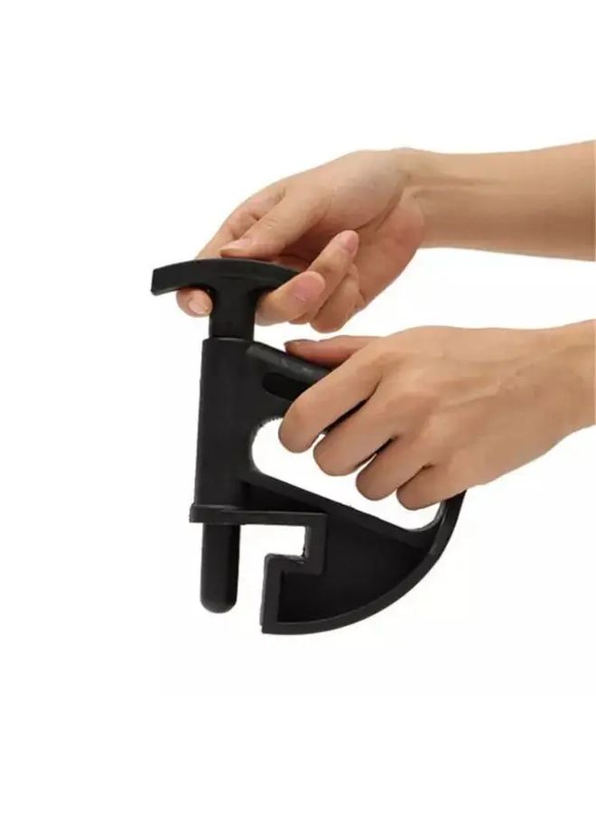 2 Pcs Universal Black Nylon Car Tire Changer Bead Clamp Hand Pull Tool - Image 4