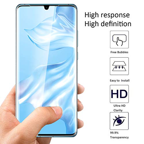 Orzero (3 Pack) TPU Screen Protector Compatible for Huawei P30 Pro (Not Glass) Protector De Pantalla Case Friendly High Definition Anti-Scratch Bubble-Free - Image 2