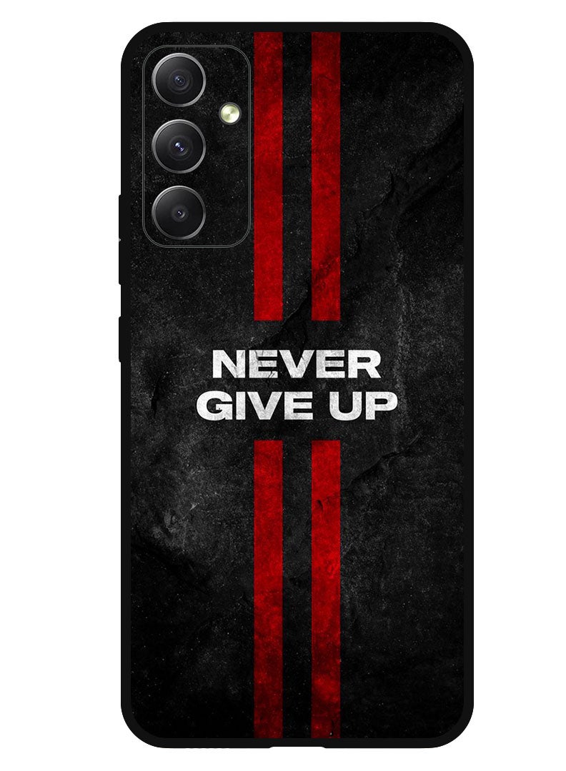 Theodor Protective Case Anti Scratch Shock Proof Bumper Cover For Samsung Galaxy M14 Never Give up stripes - Image 1