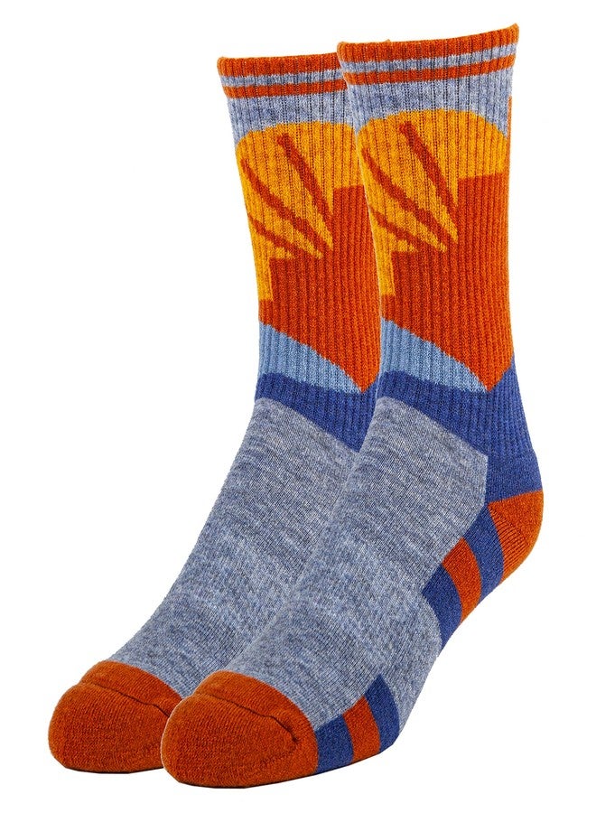 Sock It Up جوارب قصيرة من صوف ميرينو للرجال والنساء، جوارب مبطنة مناسبة للأحذية والمشي لمسافات طويلة والأنشطة الخارجية، من كريستلاين، مقاس متوسط/كبير - Image 1