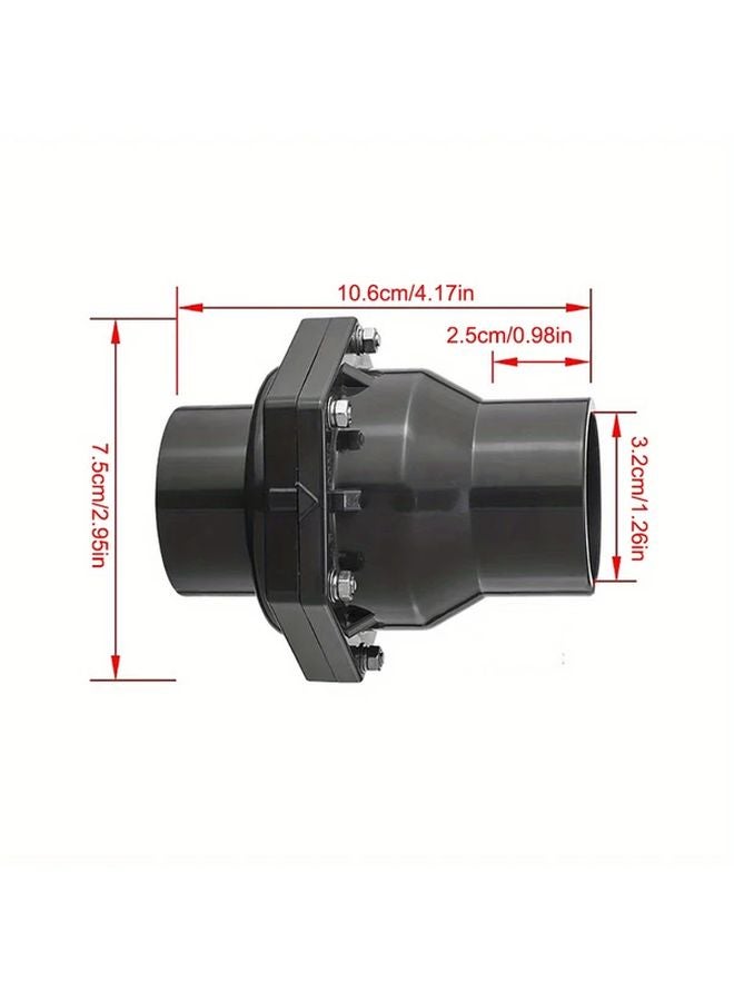 PE20 Check Valve 1 4 Inch To 1 Inch Heavy Duty PVC UPVC One Way Non Return Backflow Preventer - Image 3