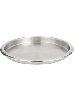 KEDGE Kedge Stainless Steel With Hammered Finish Border Tray, 35.5 Cm Size, Silver  - Image 1