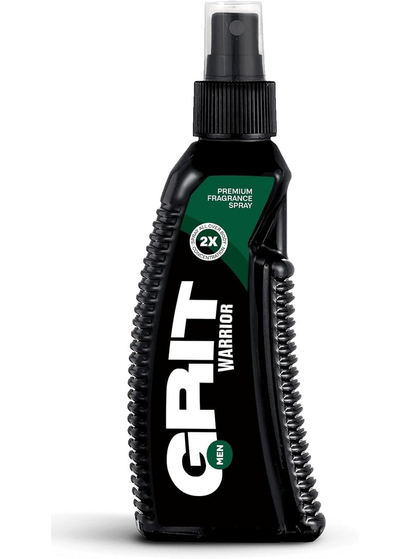 GRIT MEN WARRIOR PREMIUM FRAGRANCE SPRAY for men 200ml - Image 1
