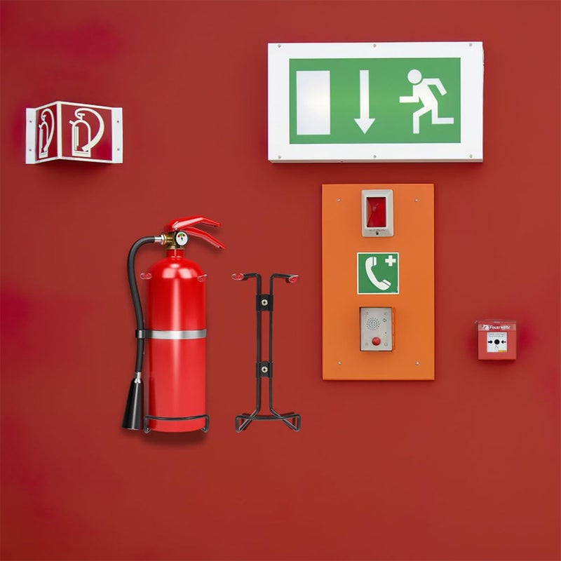2pcs Fire Extinguisher Hanger Wall Mount Shape Bracket Easy Install Hooks for Vehicle Decorative Extinguisher Hook - Image 4
